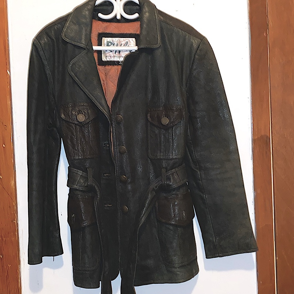 Ripples Winter Leather Jacket